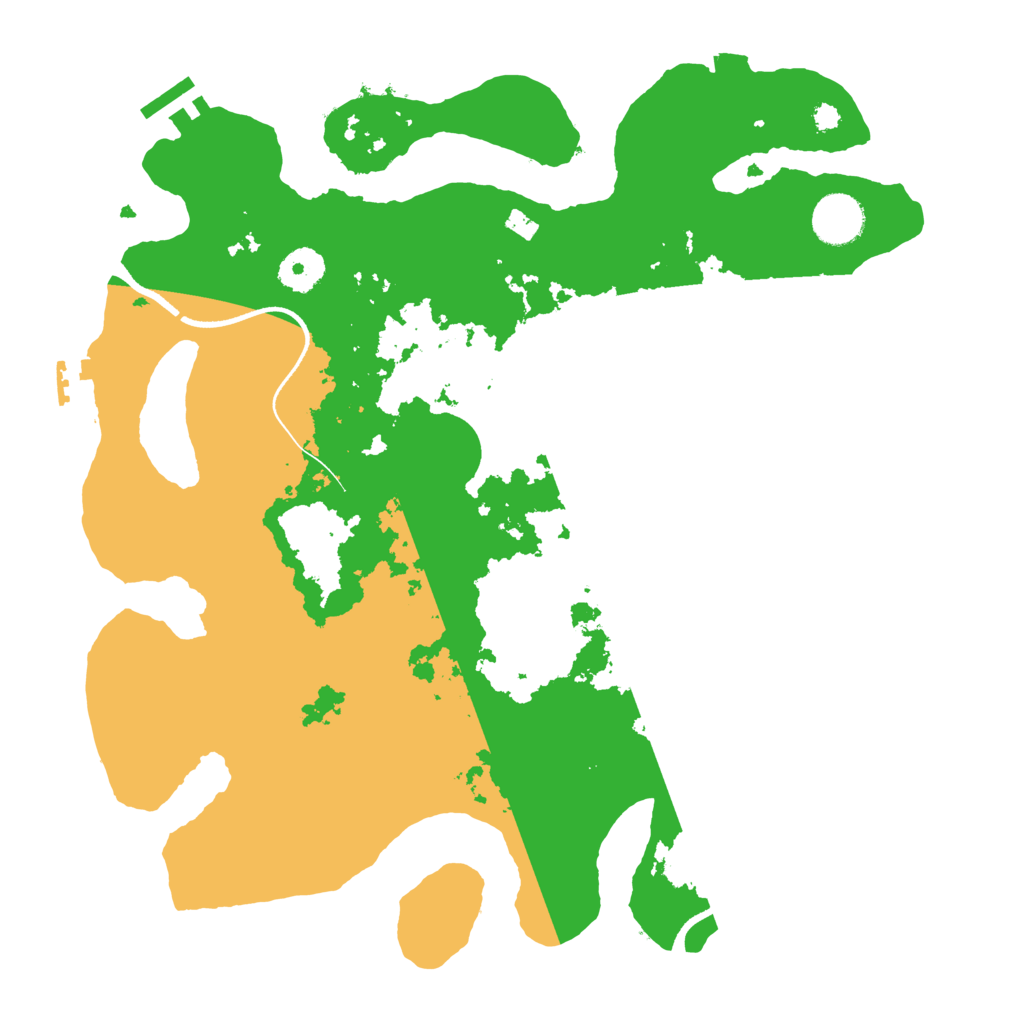 Biome Rust Map: Procedural Map, Size: 3500, Seed: 720274964