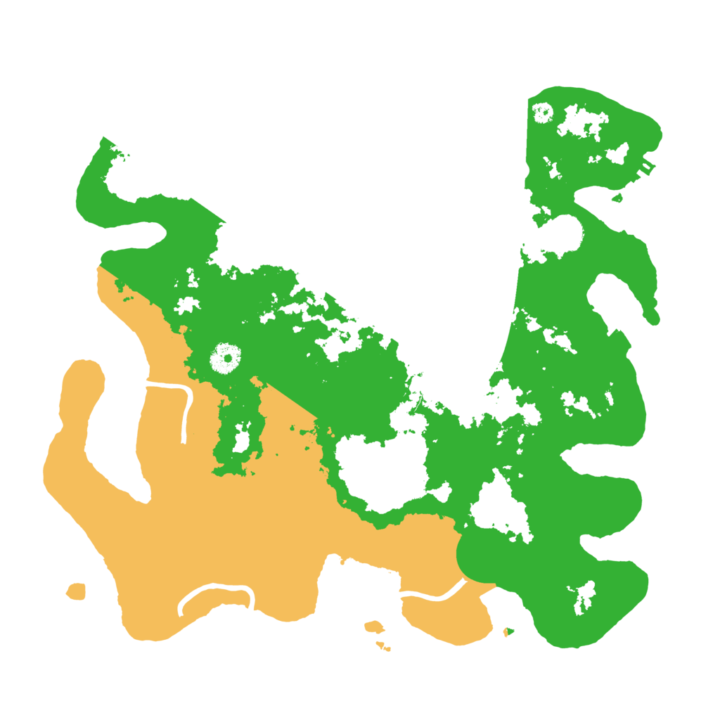 Biome Rust Map: Procedural Map, Size: 3550, Seed: 8629322