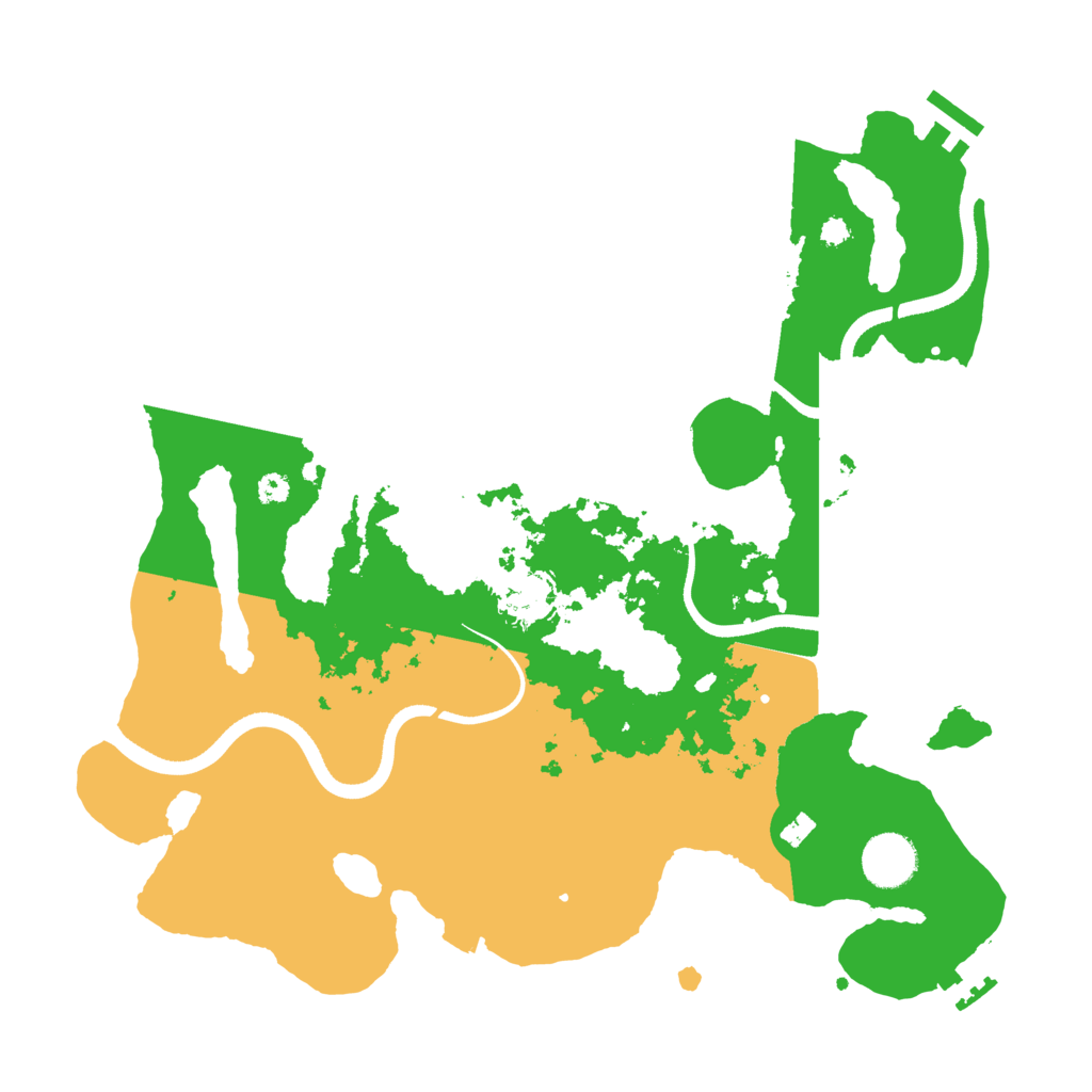 Biome Rust Map: Procedural Map, Size: 3500, Seed: 579067103