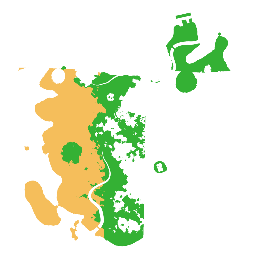 Biome Rust Map: Procedural Map, Size: 3500, Seed: 1449758850