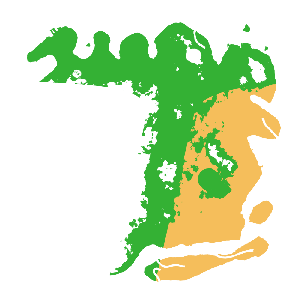 Biome Rust Map: Procedural Map, Size: 3800, Seed: 7586499