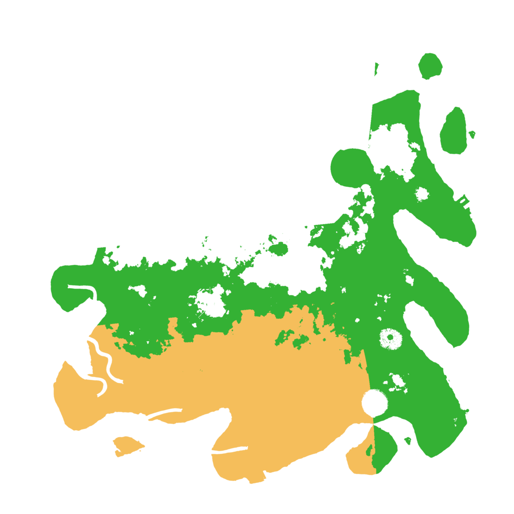 Biome Rust Map: Procedural Map, Size: 3500, Seed: 1186322253