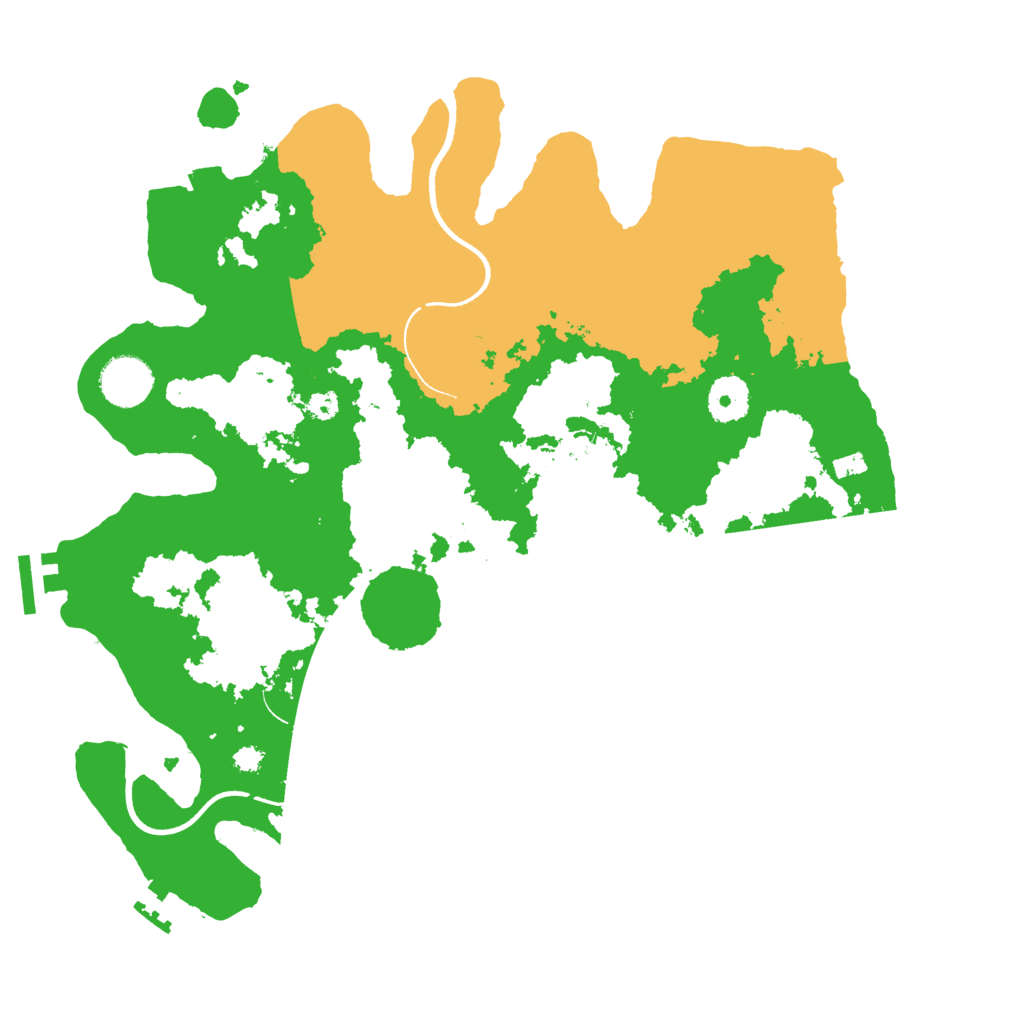 Biome Rust Map: Procedural Map, Size: 3500, Seed: 415964360