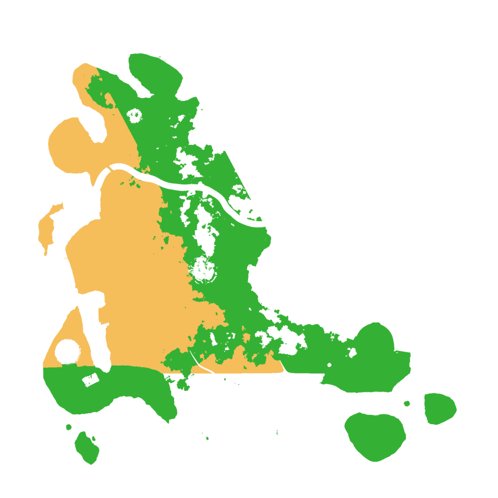 Biome Rust Map: Procedural Map, Size: 3500, Seed: 1412982673
