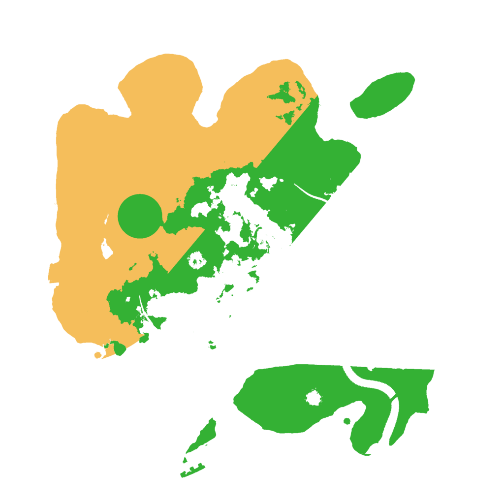 Biome Rust Map: Procedural Map, Size: 3000, Seed: 4591036