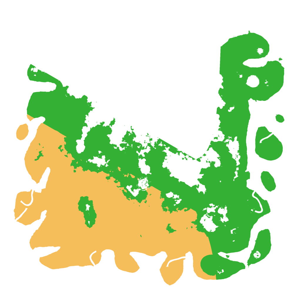 Biome Rust Map: Procedural Map, Size: 4500, Seed: 47322400