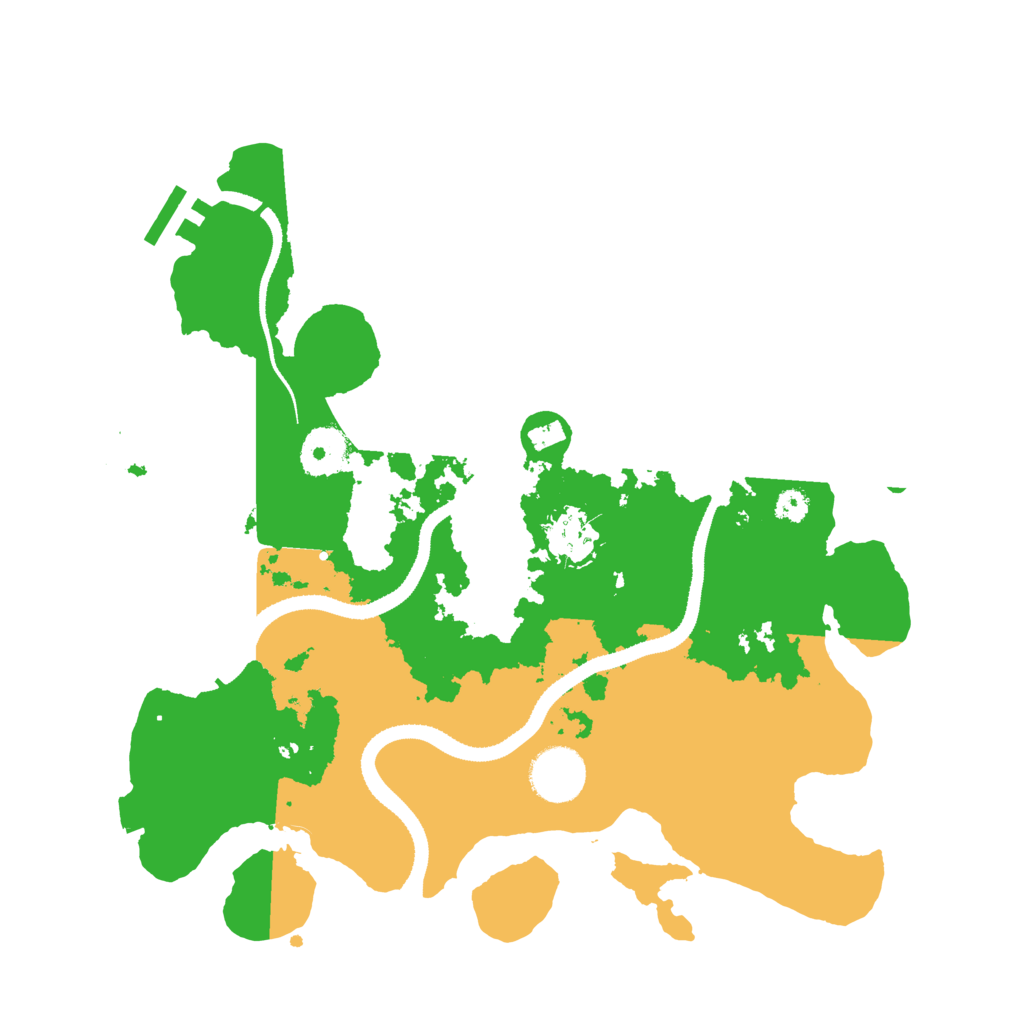 Biome Rust Map: Procedural Map, Size: 3250, Seed: 377648196