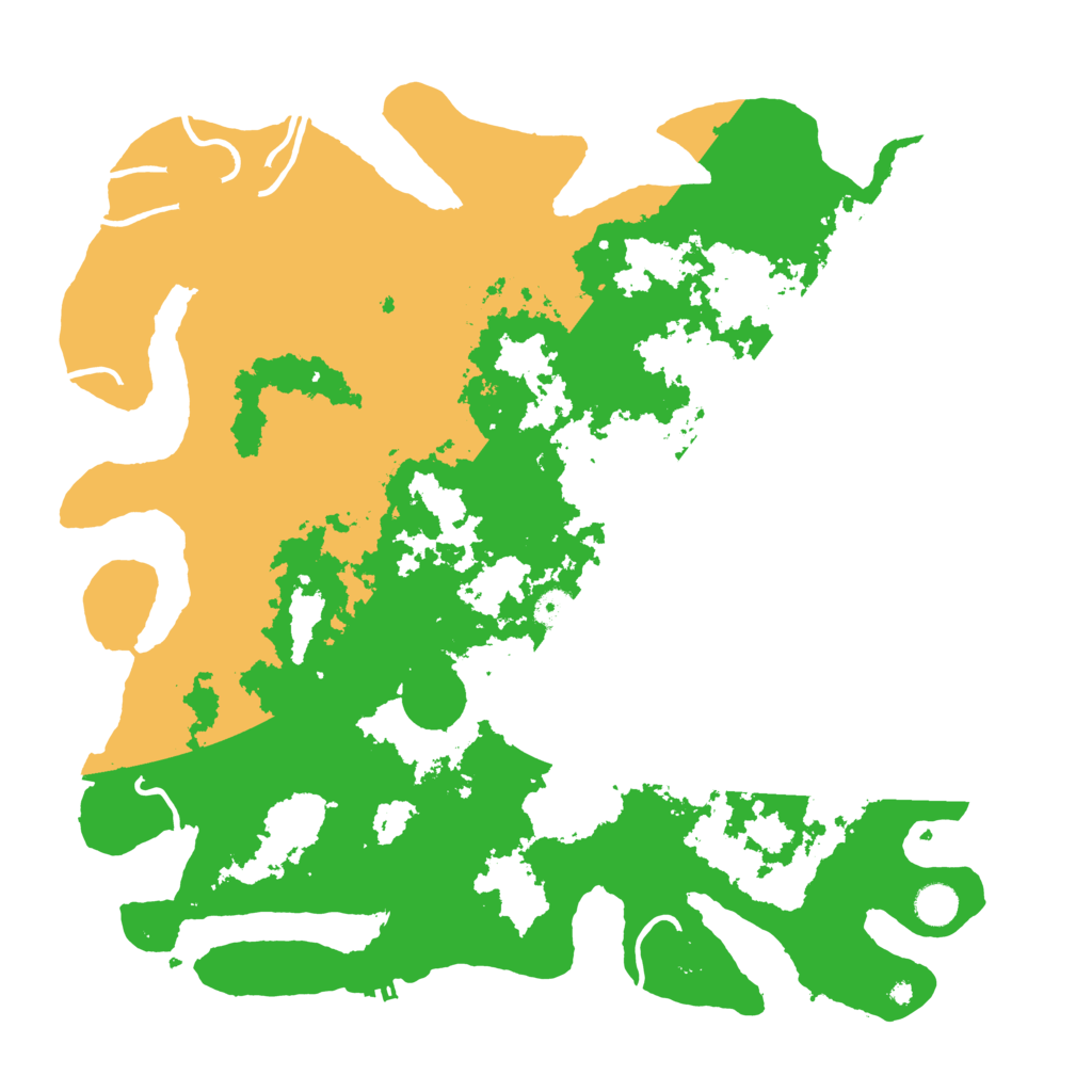 Biome Rust Map: Procedural Map, Size: 4500, Seed: 45687