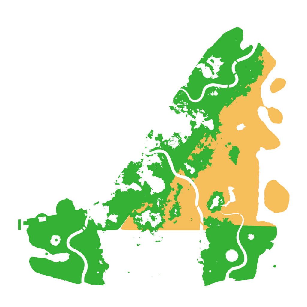 Biome Rust Map: Procedural Map, Size: 4500, Seed: 233635061