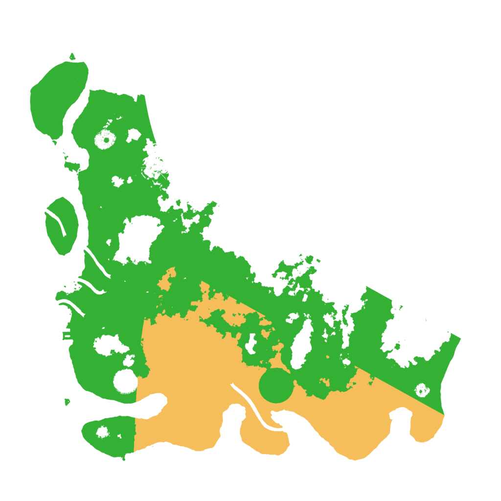 Biome Rust Map: Procedural Map, Size: 3800, Seed: 37755277