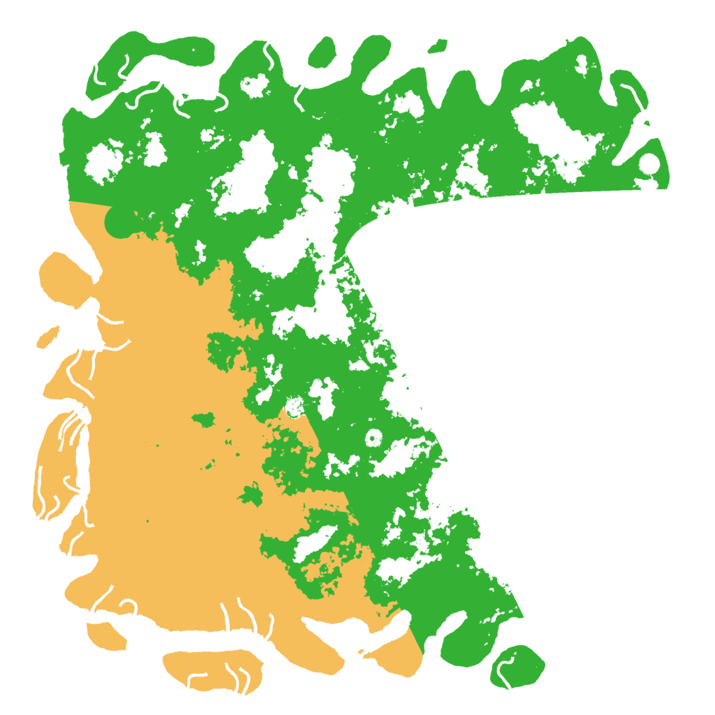 Biome Rust Map: Procedural Map, Size: 6000, Seed: 700602300