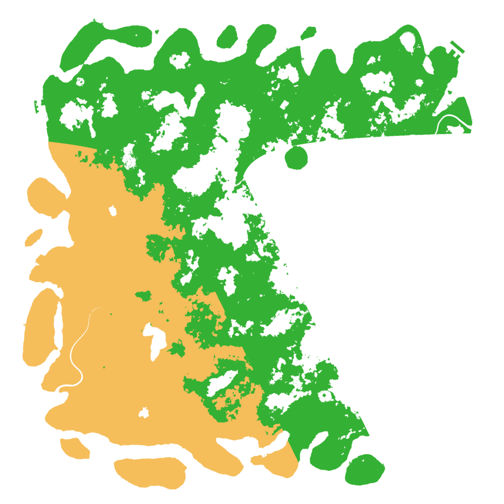 Biome Rust Map: Procedural Map, Size: 6000, Seed: 700602300