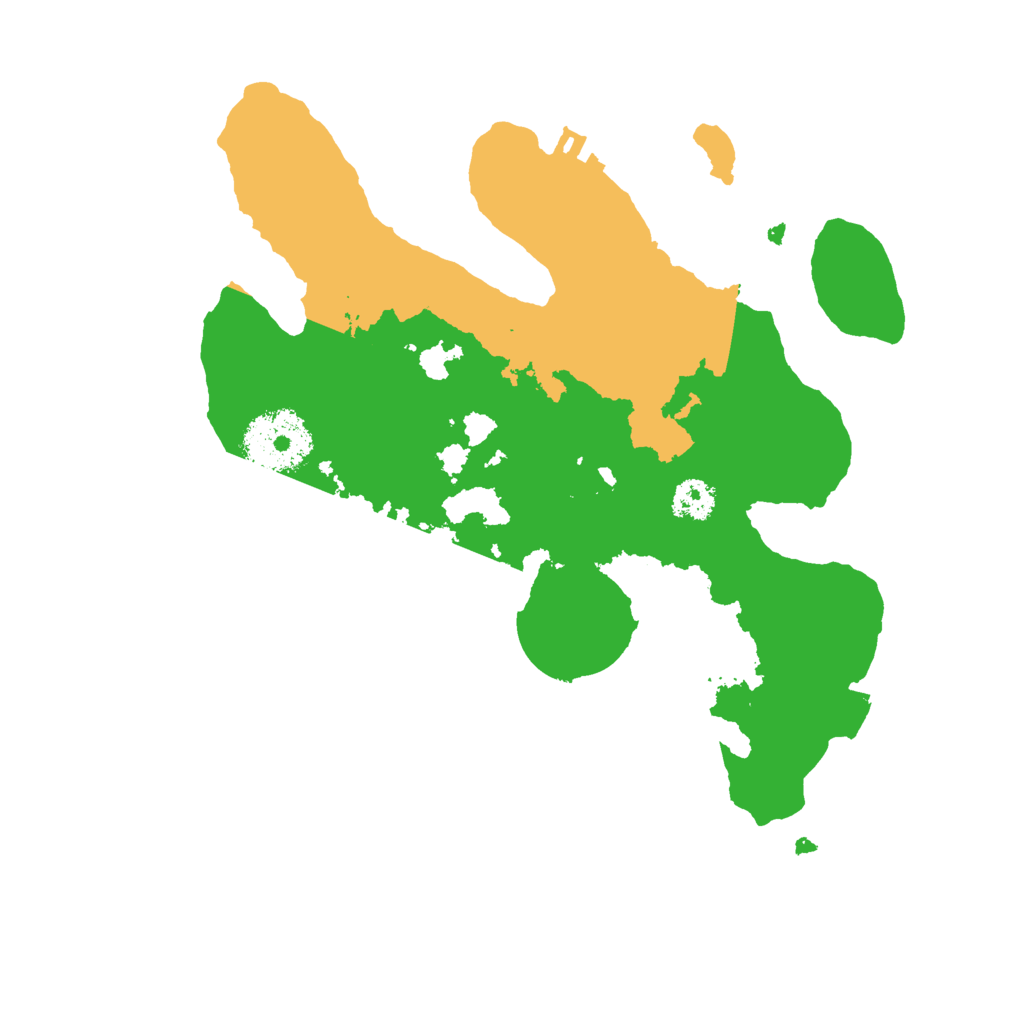 Biome Rust Map: Procedural Map, Size: 2500, Seed: 234697398