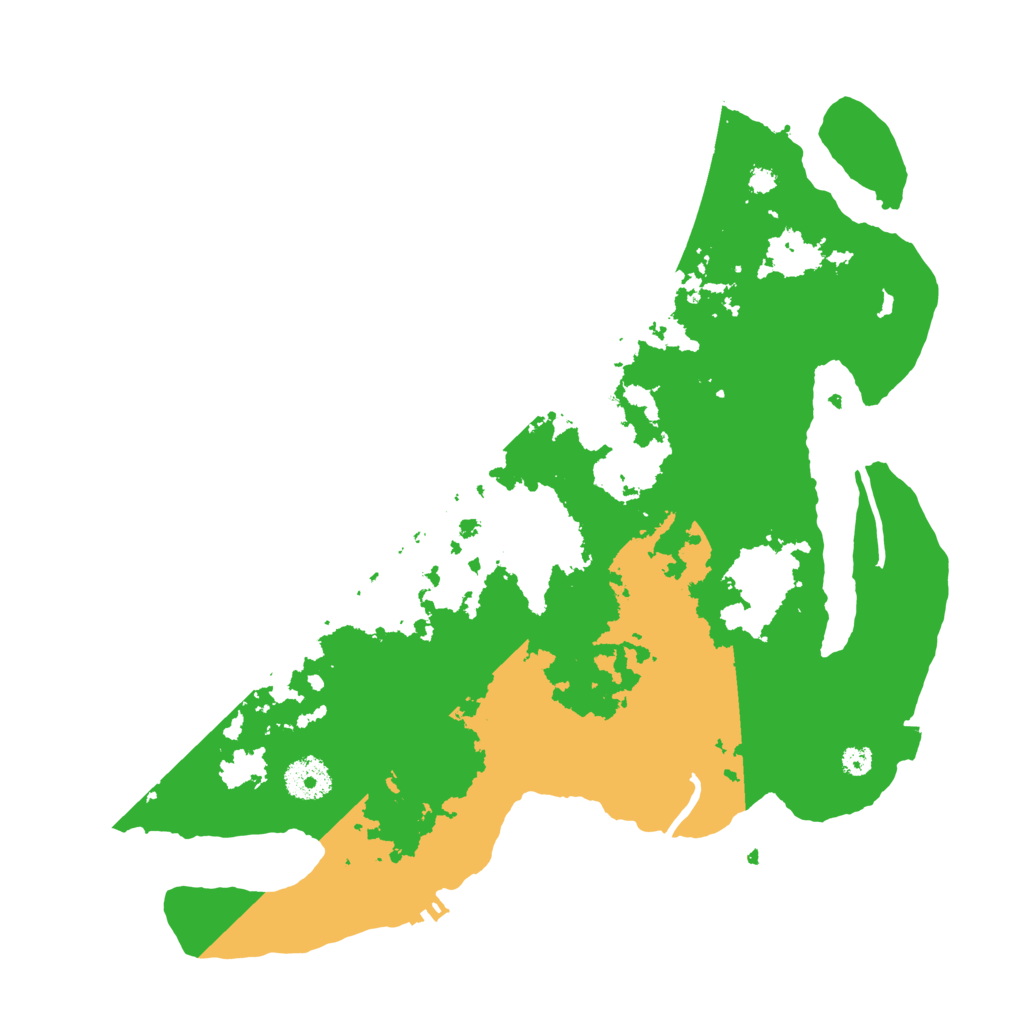 Biome Rust Map: Procedural Map, Size: 3500, Seed: 26823