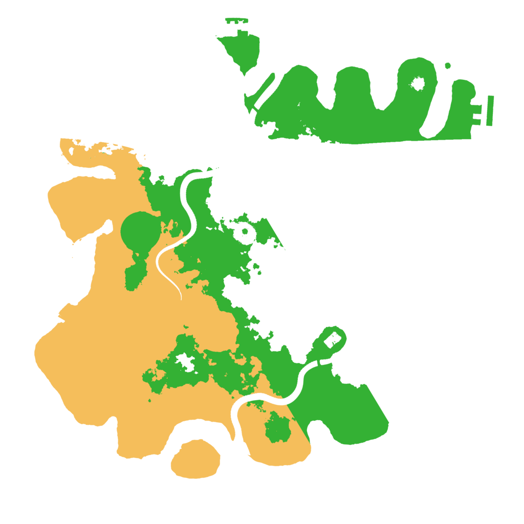 Biome Rust Map: Procedural Map, Size: 3500, Seed: 14228473