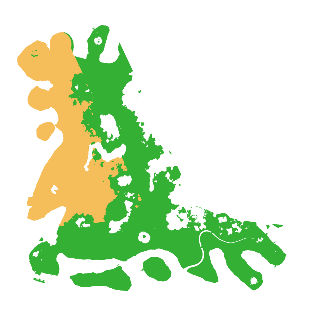 Biome Rust Map: Procedural Map, Size: 4000, Seed: 16010361