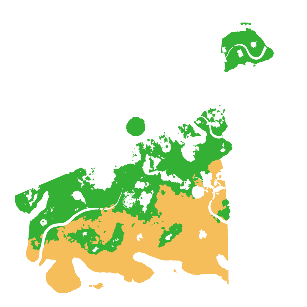 Biome Rust Map: Procedural Map, Size: 4500, Seed: 728765
