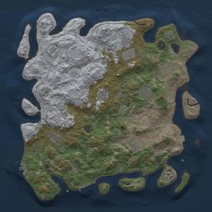 Thumbnail Rust Map: Procedural Map, Size: 4000, Seed: 1622981186, 18 Monuments