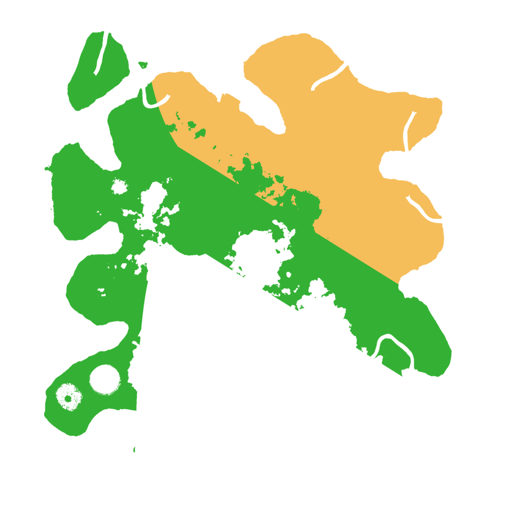 Biome Rust Map: Procedural Map, Size: 3000, Seed: 2264