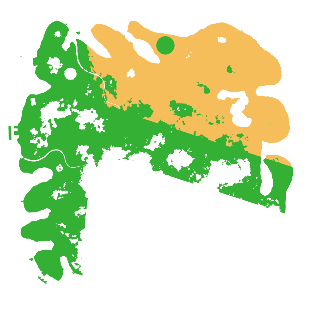 Biome Rust Map: Procedural Map, Size: 4500, Seed: 823861777