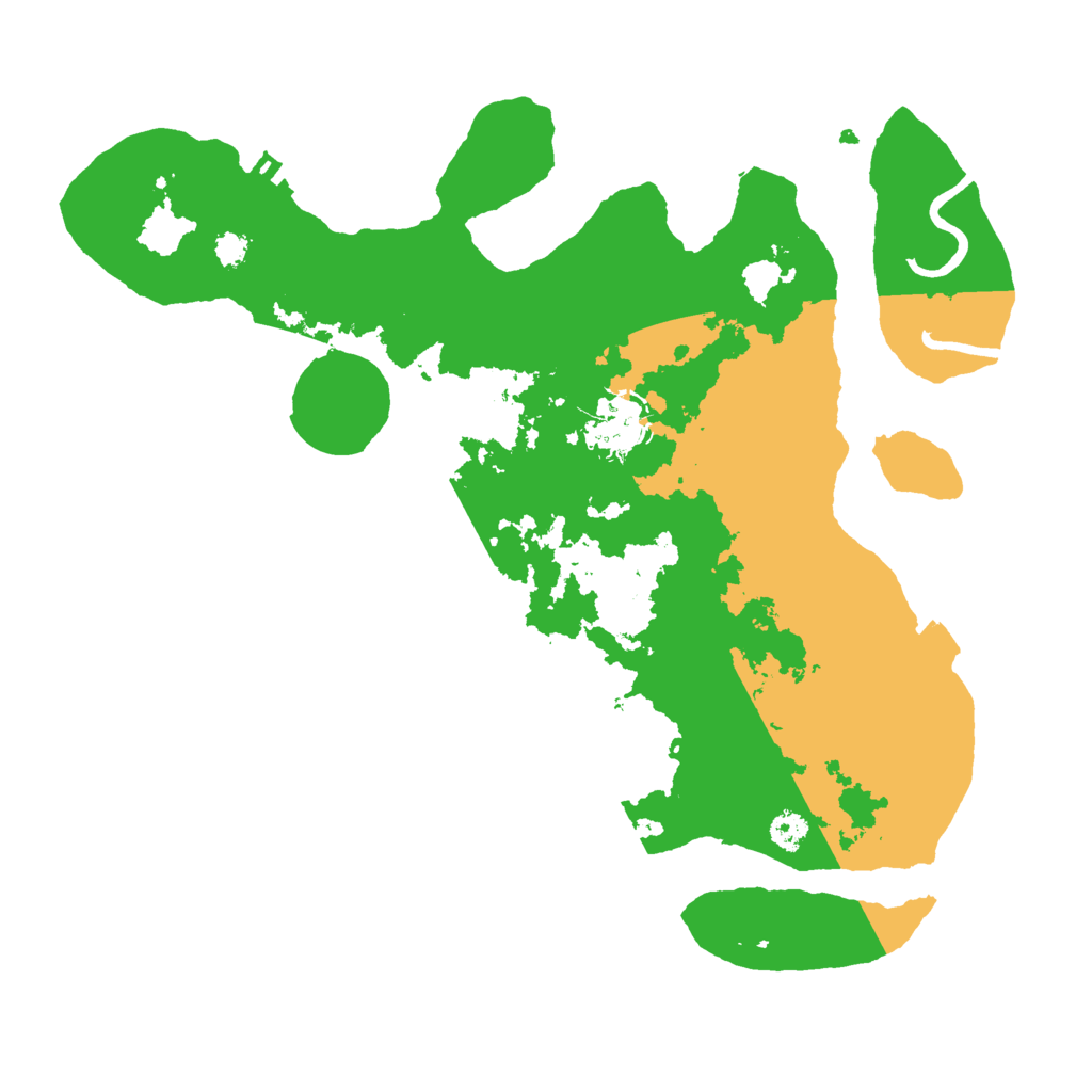 Biome Rust Map: Procedural Map, Size: 3000, Seed: 1219513781