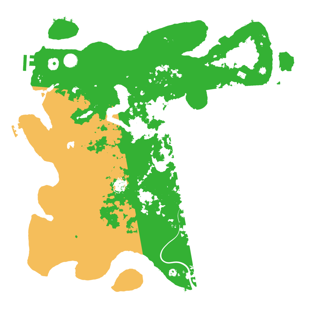 Biome Rust Map: Procedural Map, Size: 4000, Seed: 1611745994