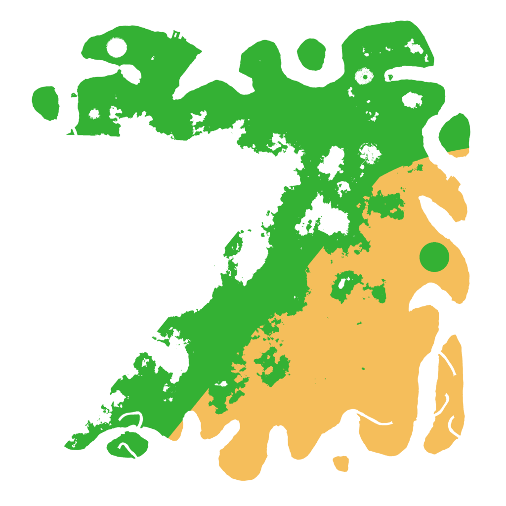 Biome Rust Map: Procedural Map, Size: 4500, Seed: 13855