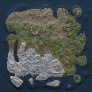 Thumbnail Rust Map: Procedural Map, Size: 4000, Seed: 28570, 19 Monuments