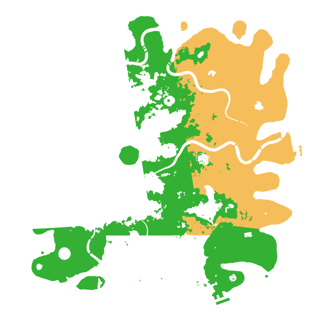 Biome Rust Map: Procedural Map, Size: 4500, Seed: 766345