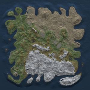 Thumbnail Rust Map: Procedural Map, Size: 4500, Seed: 173767718, 18 Monuments