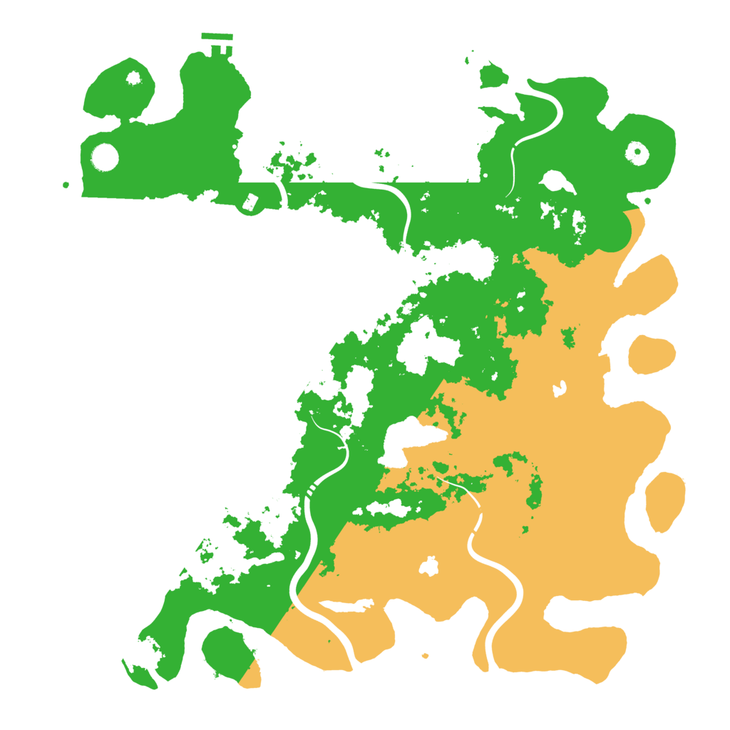 Biome Rust Map: Procedural Map, Size: 4700, Seed: 1361071814
