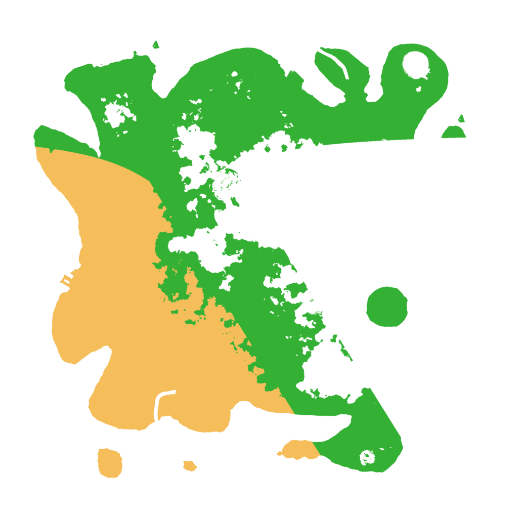 Biome Rust Map: Procedural Map, Size: 3500, Seed: 1392514336