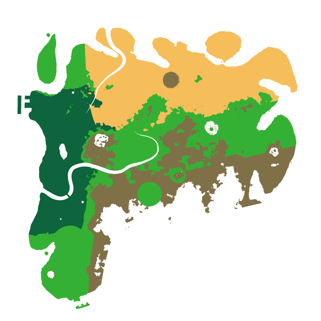Biome Rust Map: Procedural Map, Size: 3500, Seed: 1403178700