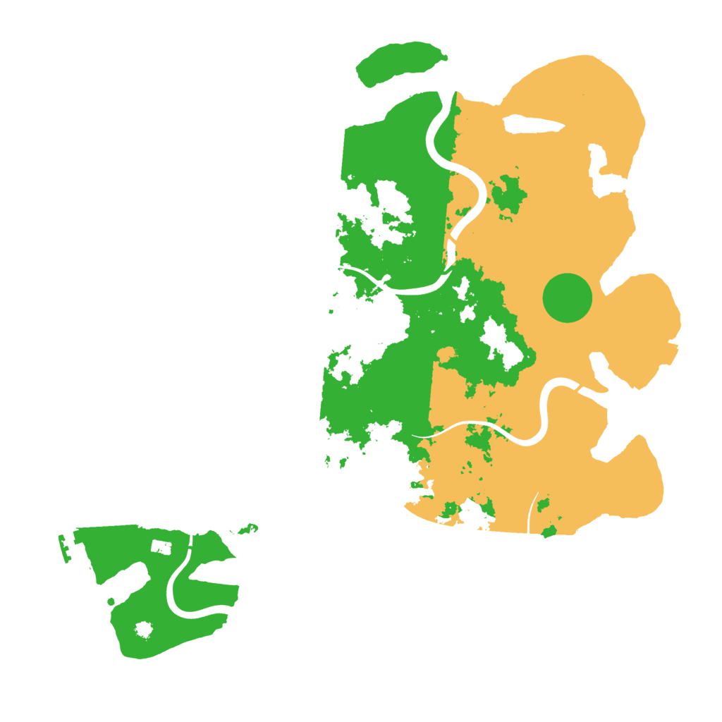 Biome Rust Map: Procedural Map, Size: 3850, Seed: 771261000