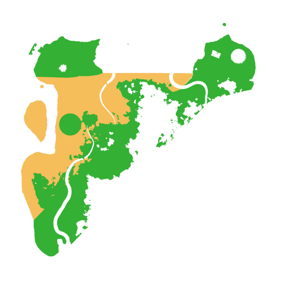 Biome Rust Map: Procedural Map, Size: 3500, Seed: 1864012954