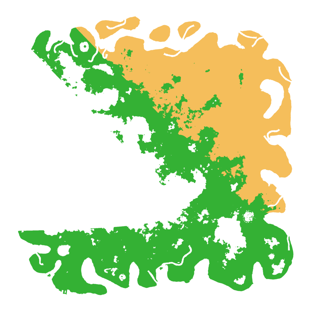 Biome Rust Map: Procedural Map, Size: 5000, Seed: 1074238471