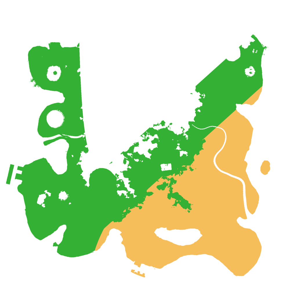 Biome Rust Map: Procedural Map, Size: 3000, Seed: 2106450221