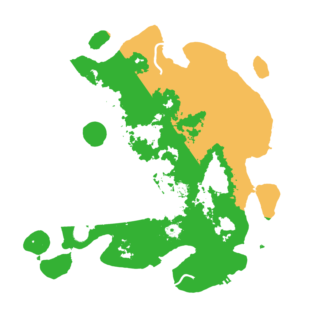 Biome Rust Map: Procedural Map, Size: 3500, Seed: 84308762