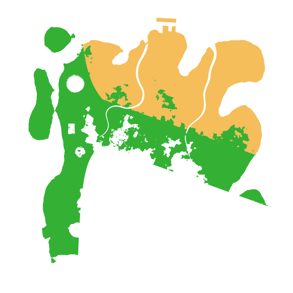 Biome Rust Map: Procedural Map, Size: 3000, Seed: 8526493