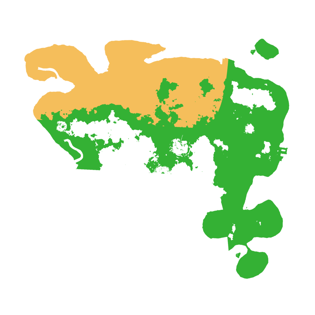 Biome Rust Map: Procedural Map, Size: 3000, Seed: 13812