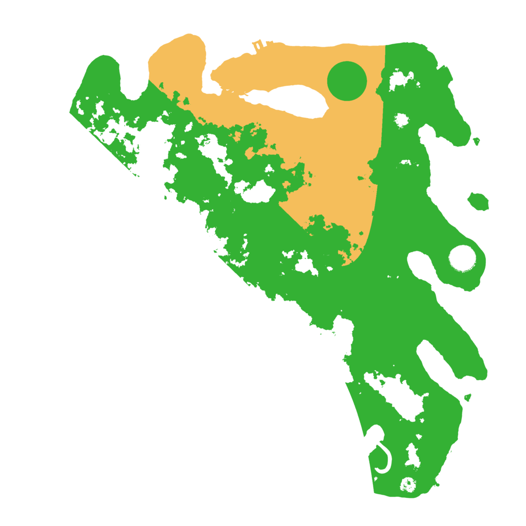 Biome Rust Map: Procedural Map, Size: 3500, Seed: 18720619