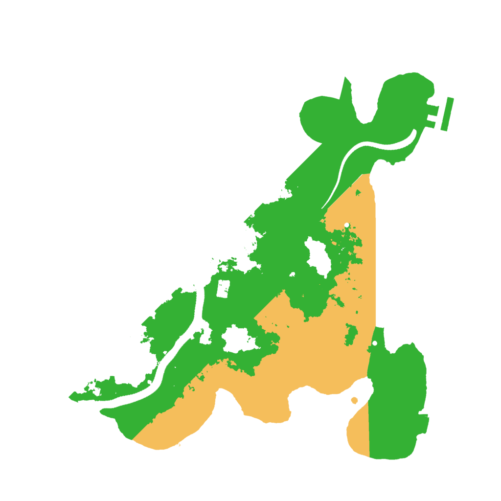 Biome Rust Map: Procedural Map, Size: 3000, Seed: 64858
