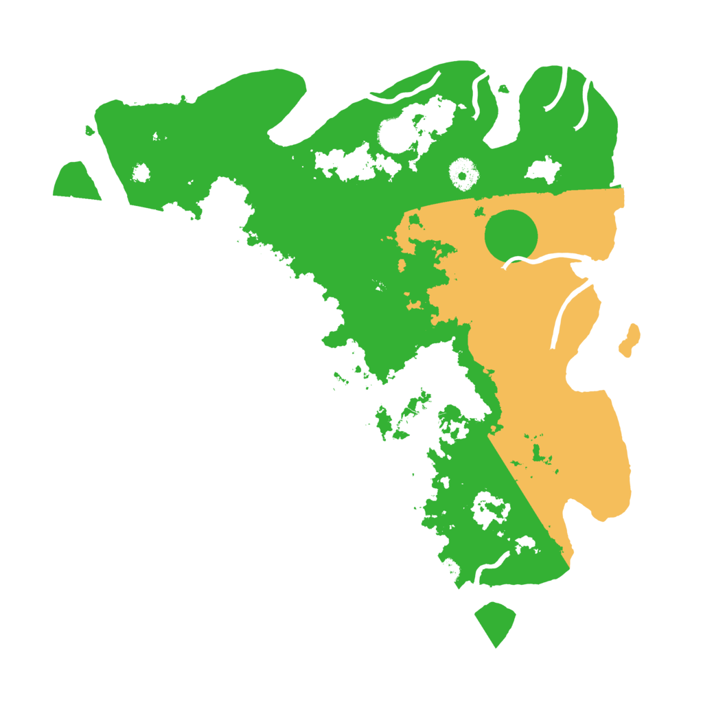 Biome Rust Map: Procedural Map, Size: 3500, Seed: 1853172160