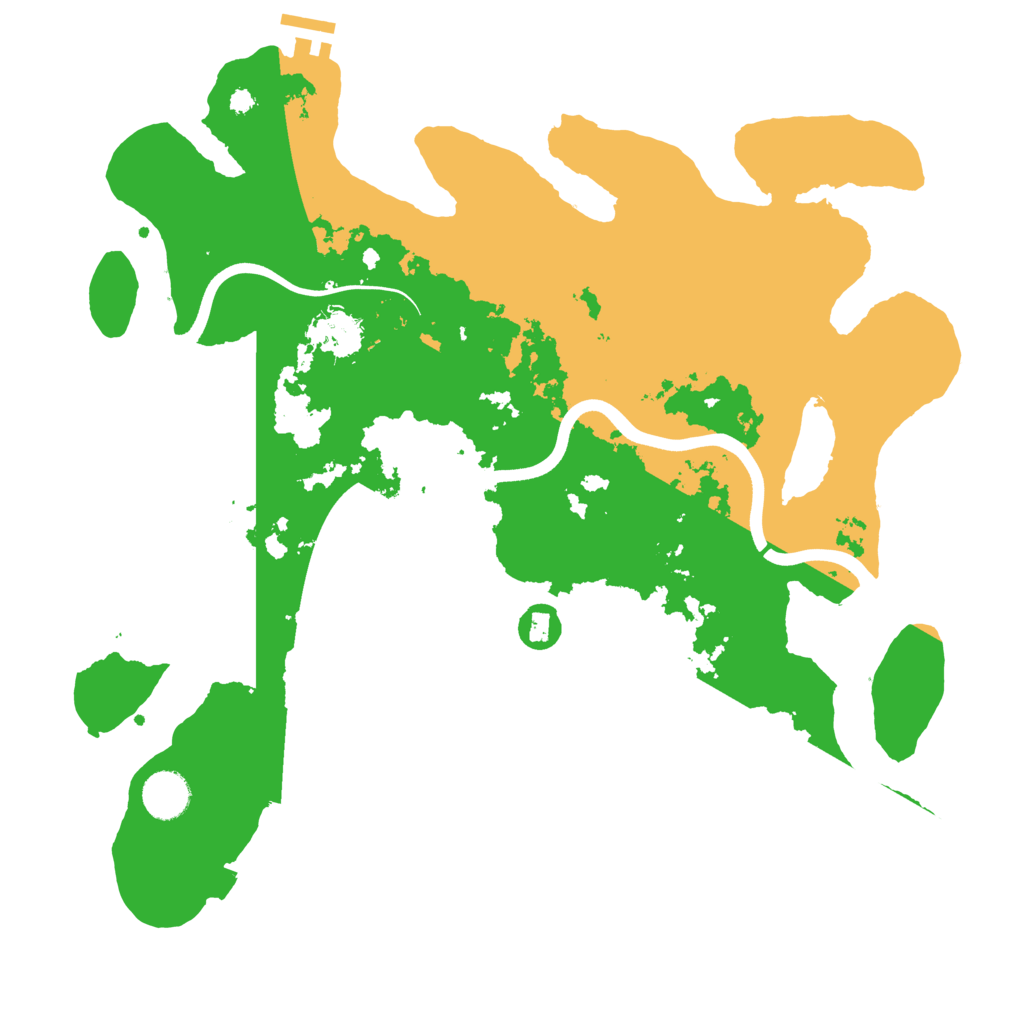 Biome Rust Map: Procedural Map, Size: 3800, Seed: 734785557