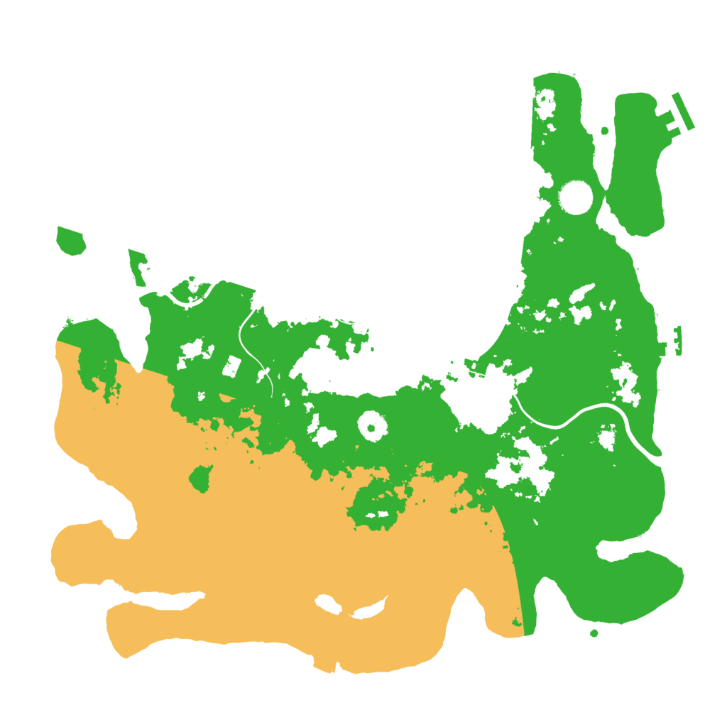 Biome Rust Map: Procedural Map, Size: 3750, Seed: 1989293932