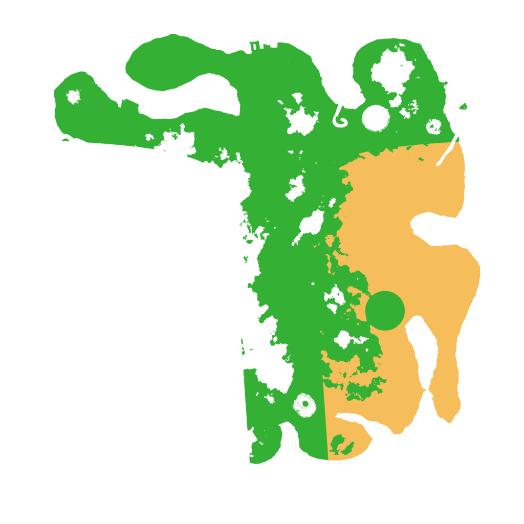 Biome Rust Map: Procedural Map, Size: 3500, Seed: 1732956092