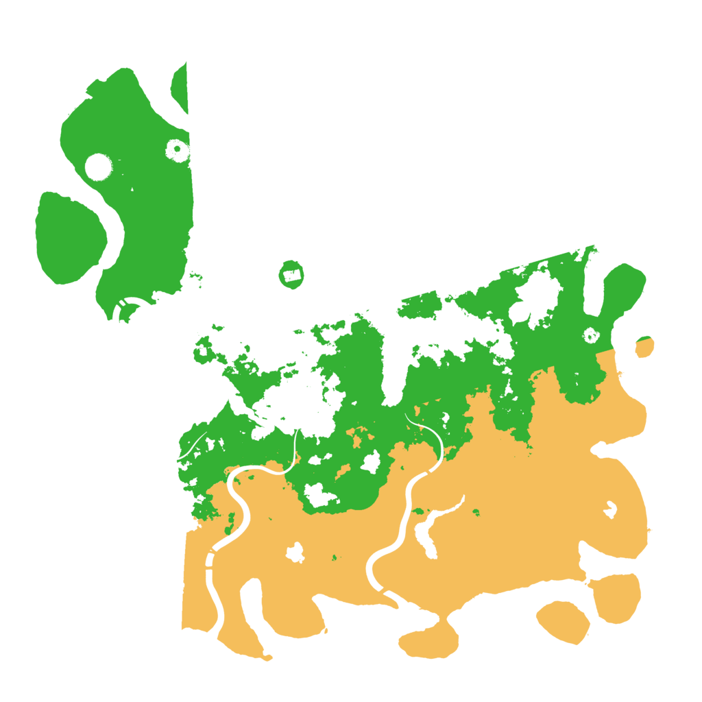 Biome Rust Map: Procedural Map, Size: 4550, Seed: 21588289