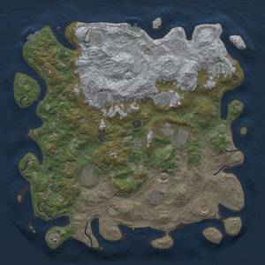 Thumbnail Rust Map: Procedural Map, Size: 4550, Seed: 21588289, 19 Monuments