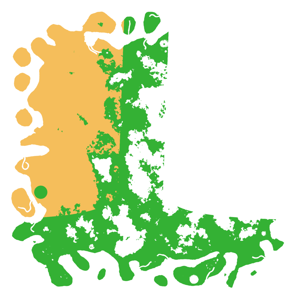 Biome Rust Map: Procedural Map, Size: 6000, Seed: 111111111
