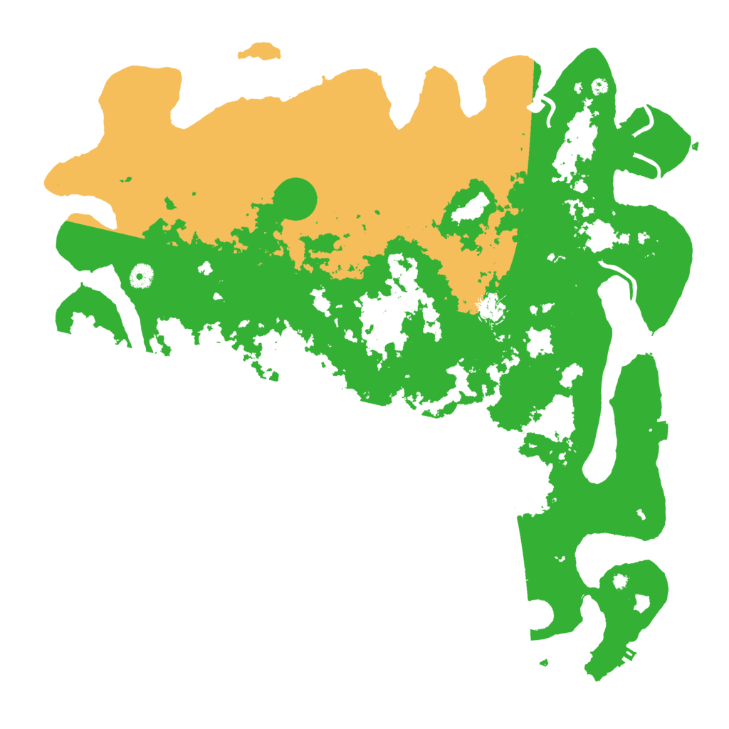 Biome Rust Map: Procedural Map, Size: 4500, Seed: 645700760